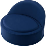 EXGEL Floor Punifit Cushion, Floor Won't Hurt Butt, Made in Japan, Cute, Round, Mini Floor Chair, Prevents Lower Back Pain, Knee Pain Prevention, Marine Blue