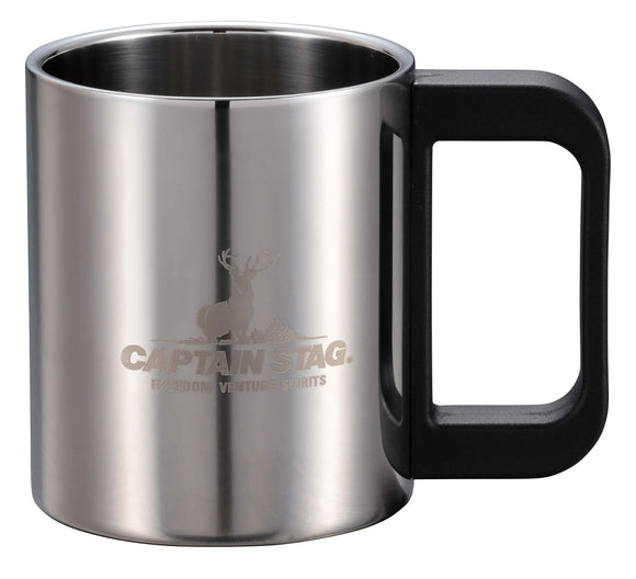 CAPTAIN STAG Outdoor Cup Mug Mug Cup Tumbler Double Stainless Hollow Double Structure Stainless Steel Mirrored NEW Murray UH-2008 250ml / UH-2009 350ml / UH-2010 470ml