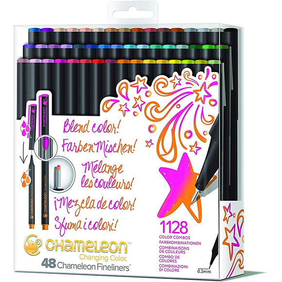Chameleon Pen Blend Writer 48 Colors Set Brilliant Illustration Pen Set