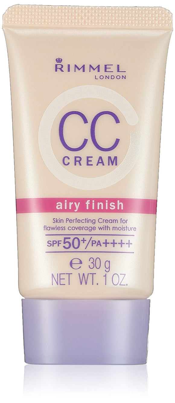 Rimmel CC Cream Airy Finish 002 Natural Skin Color 30g SPF50+・PA++++