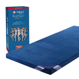 MLILY Mattress Topper, Double Layer Construction, High Resilience, 2.0 inches (5 cm) Thick, Size: Single