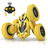 Robot Plaza RC Car, Off-Road, RC Action Buggy, 4WD Double Sided Running, Kids Toy, Boys, Kids, 4wd, Fast (Yellow)