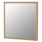 Shiokawa Komeido Wall Mirror Fill Square W17.7 x D1.2 x H17.7 inches (W450 x D30 x H450 mm), Mirror Size (W x H) 16.9 x 16.9 inches (430 x 430 mm) NA 036