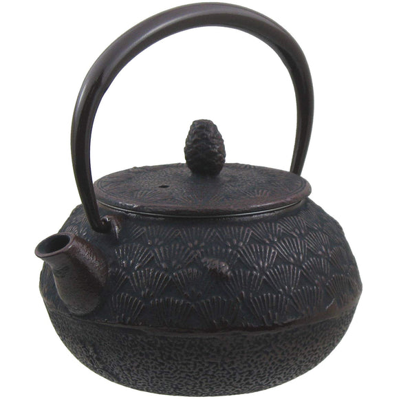 Nagao Mizusawa x Tsubame Sanjo Nanbu Ironware Teapot, Pine 6.1 fl oz (180 ml)