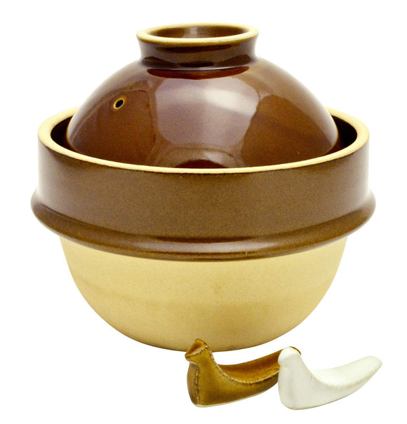 Mashiko Burn KAMACCO (CHIPMUNK OR, THIS) Rice clay pot chopstick rest KI with 2 Types of 1 And about