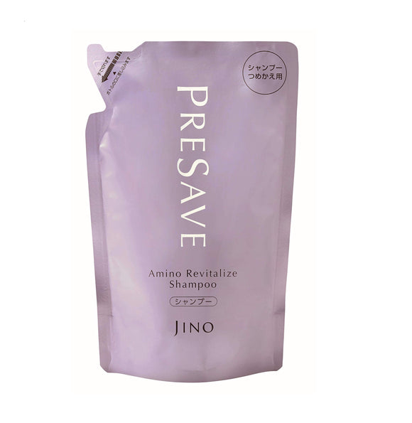 JINO Amino Revitalize Shampoo Refill Non-Silicone Formula, Amino Acid Cleansing, Scalp, Volume, Moisturizing 300ml