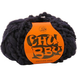 Puppy Chabby 10000466 Yarn, Super Thick, 215, Black, 1.8 oz (50 g), Approx. 98.8 ft (30 m), Set of 10