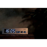 Slower SLW 017 Atomic Watch, LED Clock, Ascari, Wood, Suitable for Hanging