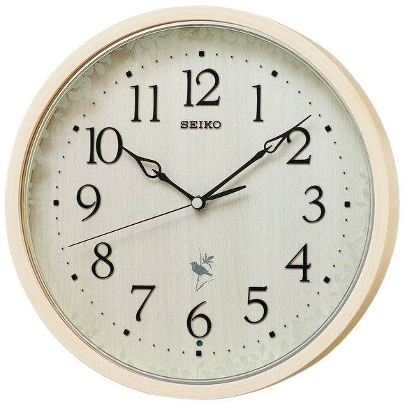 Seiko clock wall clock Nature Sound 12 Kinds Atomic Analog Information When Switching Type