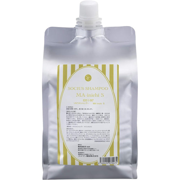 SOCIUS SHAMPOO MA-inichi S Mainichi Shampoo 1000ml (Pouch Shampoo 1,000ml, 1,000ml)