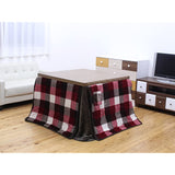 Ikehiko #5895219 Kotatsu Futon, High Type, Rectangular, Journal, Approx. 88.6 x 104.4 inches (225 x 265 cm), Red, Washable, Water Repellent, For High Leg Kotatsu