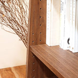 Shirai Sangyo AXA-9055BR Axiano Rack, Bookcase, Brown, Width 22.2 inches (56.3 cm), Height 35.4 inches (89.6 cm), Depth 11.4 inches (29 cm)