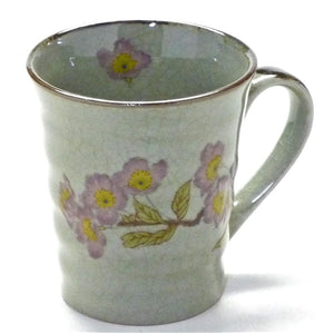 Kutani Ware (Mug) Someyoshino (Reverse Picture)