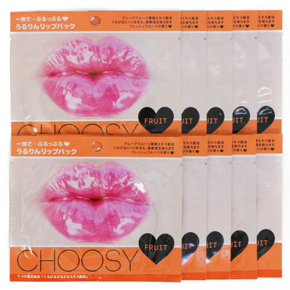CHOOSY Chewy lip pack fruit 10 pieces set