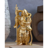 Kaiun Seven Lucky Gods Bishamon (Gold Plated/24K Gold) Buddhist Hideun Makita Original Sculptor_Buddha Statue Figurine Takaoka Copper Ware (Bishamonten 7fg)