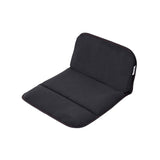 EXGEL MOB11-BK Mobile Cushion, D, Black, Does Not Hurt Your Buttocks, Portable, Made in Japan, Foldable, Portable, Compact, Lumbar Pad