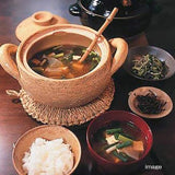 Hasegatani Pottery ACT-31 Miso Soup Pot, Earthenware Pot, Large, For 3 to 4 People, Approx. 9.1 inches (23 cm), Approx. 60.9 fl oz (1,800 ml), Direct Fire, Empty Fire, Yellow