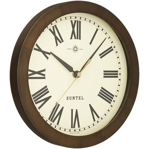 Made In Japan you you Dark Brown Atomic Clock Roman Letters sr02dbr – R