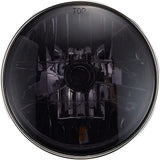 PMC (PMC) BRIGHTEC Head Lamp Series Multi-Reflector Headlight Round Type Inner Rim Headlight Compatible Type Smoke Black Lens 71-0099