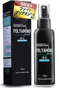 Medicated POLYAMINO Polyamino Men's Hair Growth Agent for Hair Growth Thinning Hair Loss Prevention Measures 120ml (Men's (For Men))