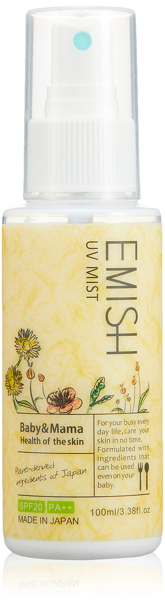 EMISH UV mist SPF20 PA++ for face and body 100ml