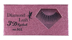 [Diamond Lash Official] DiamondLash 3D EYELASH no.501 Volume 3D false eyelashes like overseas celebrities.
 Long and heavy design toward the outer corner of the eye.