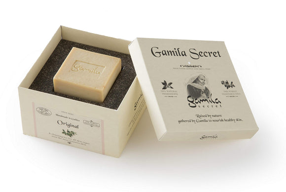 Gamira Secret Soap Original about 115g Handmade facial soap made with olive oil and herbs