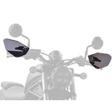 Asahi Windshield (AF ASAHI M5-01 Knuckle Visor, Polycarbonate Resin, Made in Japan, Rebel 250 (2BK-MC49/'20-), Rebel 500 (2bl-PC60'20-), Smoke