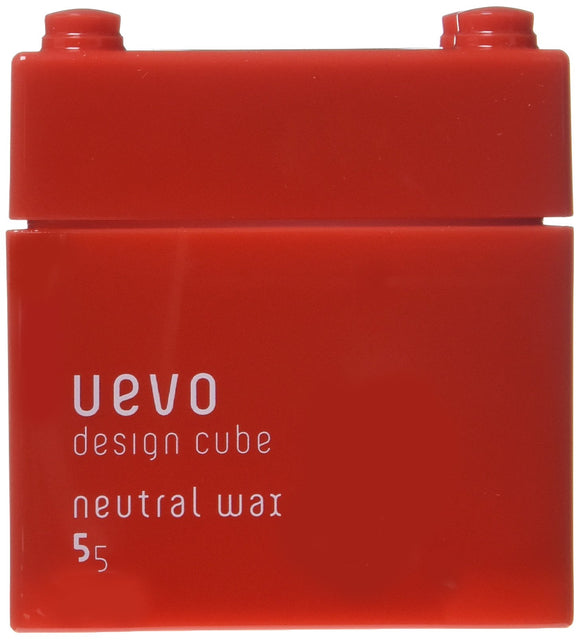 uevo design cube neutral wax 80g red 80g (x 80)