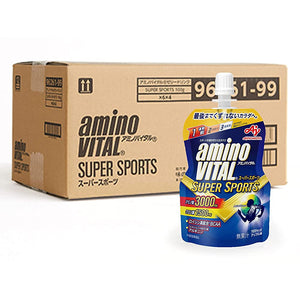 [Case sale] Ajinomoto Amino Vital Jelly Drink SUPERSPORTS Apple Flavor 100g x 24 pieces Amino Acid 3000mg Citric Acid 1200mg BCAA Nutritional Supplement