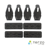 TERZO (by piaa) EH455 ROOF RACK BASE MOUNTING HOLDER SET