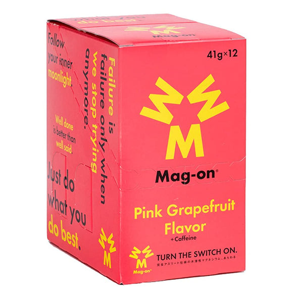 Mag-on Energy Gel Pink Grapefruit Flavor 12 pieces TW210233