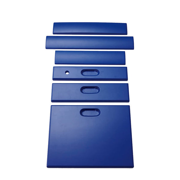 Itoki Study Desk Joy Color Non-Character Front Plate Set Marine Blue HZ-MT8MB