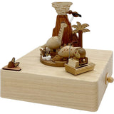 Sanrio Wooden Music Box Doraemon Time Machine H 9158