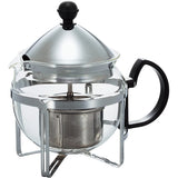 HARIO CHAN-4SV Brown King for 4 People, Silver