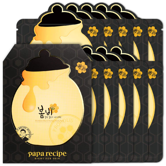 Papa Recipe Bombee Black Honey Mask Pack, Mask Pack, Korean Cosmetics