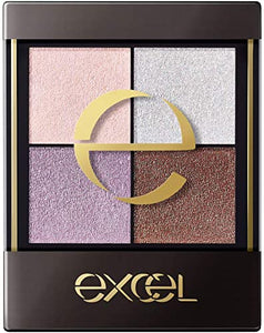 excel Real Close Shadow CS10 (Aurora Pleats) Eyeshadow Single Limited CS10 Aurora Pleats 3.5g