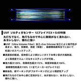 Daiwa (Daiwa) PE line UVF Saltiga Sensor X12EX+SI 0.6-10 200/300/400/600m 5 Color (with color marking)