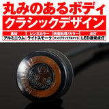 DAYTONA HighSider 15324 LED TURN Signal for Motorcycles, Matte Black, Apollo