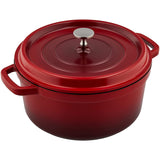 Takeda Corporation MSP-VP24RE Vapour Pot, Waterless Pot, 9.4 inches (24 cm), Red