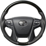 REAL (Real) Steering [30 Vellfire/30 Alphard] Original Series Blackwood H30-BKW-BK-VEL