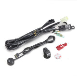 PIAA MLR11 Motorcycle Lamp Relay Harness, Compatible with 2 Lights, Switch + Switch Mounting Bracket + Relay Harness