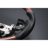 LANBO Honda Step WGN RP Steering SP Piano Black Paddle Shift Compatible LSH15C