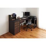 KOIZUMI KWA-655BW Study Desk, Bookcase, Study Desk, PC Desk, WISE, 40 Bridges, BW Color, Size: W 15.7 x D 8.9 x H 13.0 inches (400 x 225 x 333 mm)