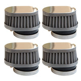 [500] SUTENPAWA-FIRUTA-φ50 Short, Plated 4 PCS Set Cab- PF03- Stainx4 Cab- PF03- Stainx4