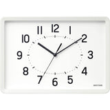 Rhythm Clock Industries Rhythm PLUS 8MG815SR03 Wall Clock, Table Clock, Multi-purpose, A4 Size, Interior Clock, White, 8.3 x 11.7 x 1.9 inches (21 x 29.7 x 4.8 cm)