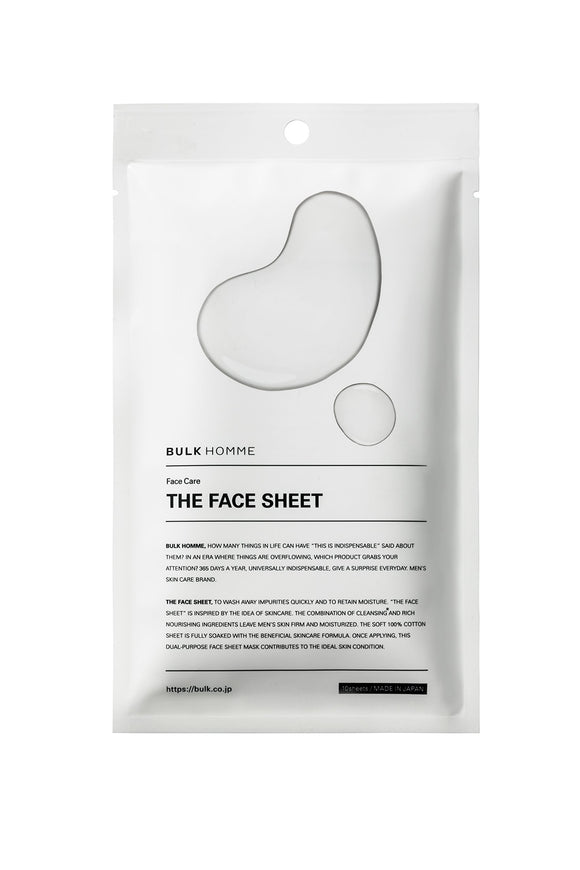 BULK HOMME THE FACE SHEET 10 Sheets (Men's Skin Care, Highly Moisturizing, Lotion, Sweat Wiping Sheet) BULK HOMME THE FACE SHEET 10 Sheets…