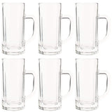 TOYO-SASAKI GLASS Beer Mug, Clear, Dishwasher Safe, Made in Japan