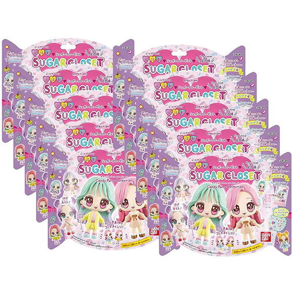 Bandai Sugar Closet, Candy Party Collection, Bath Salts from Dolls (1 Set), Set of 10, Bath Salts, Bath Toys