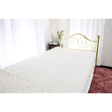 Romance Cedar Surface Fabric Linen Blend Bed Pad Beige Single